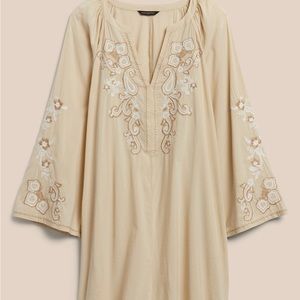 Banana Republic dress. New without tags. Beautiful embroidery detail.